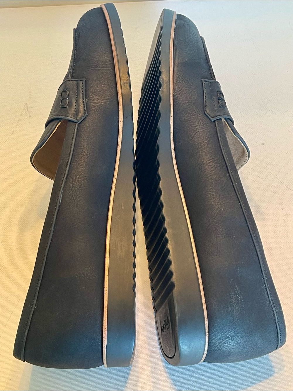NEW LIFE STRIDE VELOCITY 2.0 ZEE SERIES FAUX BLACK LEATHER LOAFER EU 42/ U.S. 11 - Picture 10 of 13